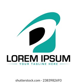 Diseño de logotipo de carta P Diseño de logotipo creativo y moderno