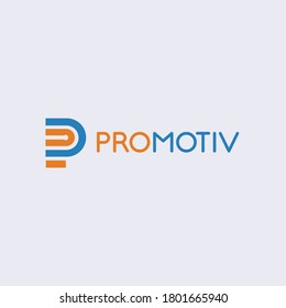 Diseño de logotipo de letra P, logotipo p, icono de p
