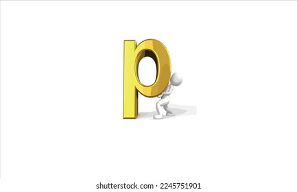 
P Letter Logo Design. Icon with Elegant Vector Design