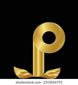 P Letter Logo Design , Letter Icon .