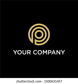 P Letter logo design for multiple business