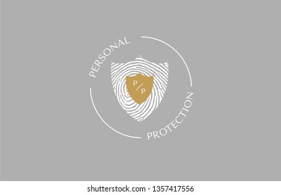 P Letter Logo Design, Shield logo Advocate, Lawyer agency logotype, Law Firm,Law Office, Lawyer services, Luxury vintage crest logo, Vector logo template, Personal Protection