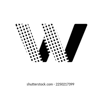 P Letter Logo Design Simple Black Letter Concept Illustration