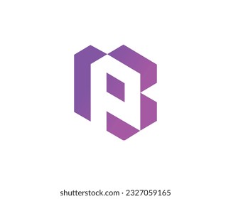 P letter logo design template