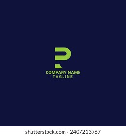 P Letter Logo Design Template, Gradient Logo Design