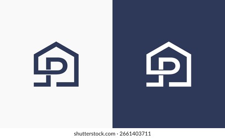 Icono de Plantilla de diseño de logotipo de letra P