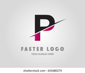 P Letter Logo Design Template Element