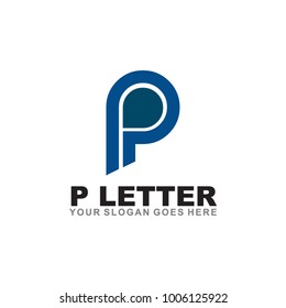 P letter logo design vector template