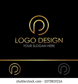 P Letter Logo Design Vector