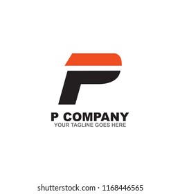 P letter logo design vector template