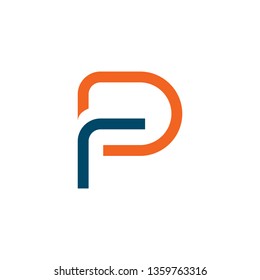 P letter logo design vector template