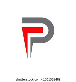 P letter logo design vector template