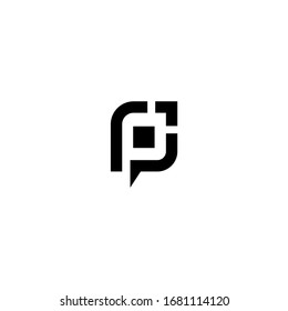 P Letter Logo Design Vector
