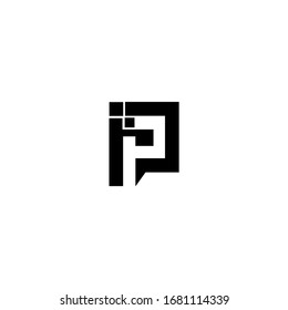 P Letter Logo Design Vector Template
