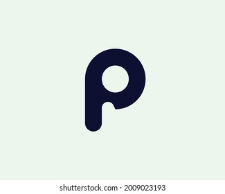 P letter logo design vector template