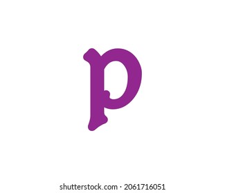 P letter logo design vector template