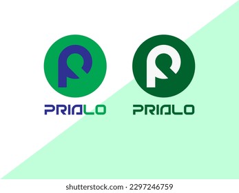 P letter logo design vector template modern