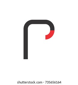 P letter logo design vector