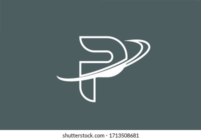 P letter logo icon for company and business