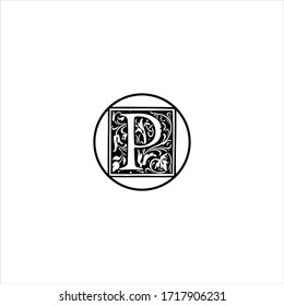 P letter logo icon design