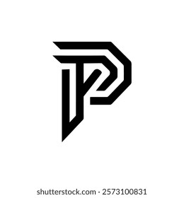 P letter logo icon vector illustration.