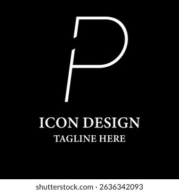 P Letter logo icon vector modern design P logo icon vector