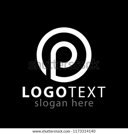 P letter logo icon vector template