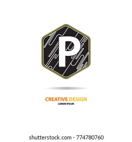 P Letter Logo Icon.Modern design.Vector illustration