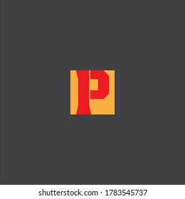 P letter logo monogram design