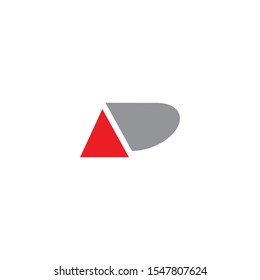 P letter logo, R letter logo, PR letter logo. Modern logo that can represent as P and/or R letter. Suitable for any professional company. 