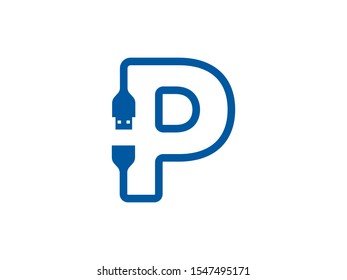 P Letter logo or symbol template design