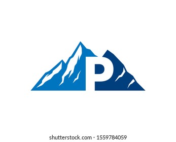 P Letter logo or symbol template