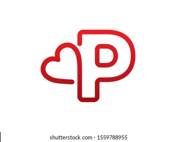 P Letter logo or symbol template