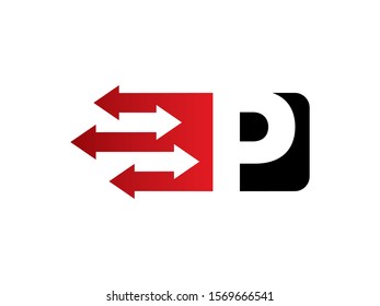 P Letter logo or symbol template design