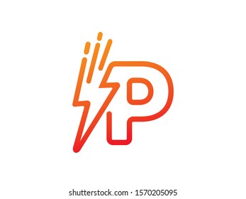 P Letter logo or symbol template design