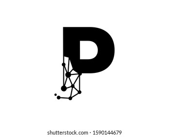 P letter logo or symbol template design