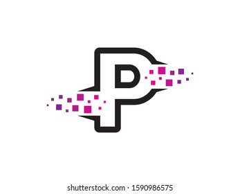 P Letter logo or symbol template