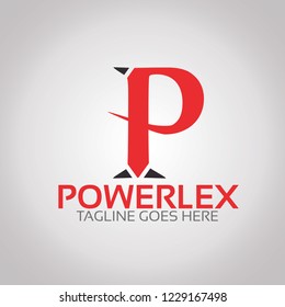 P Letter Logo Template