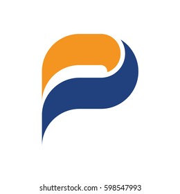 P Letter Logo Template