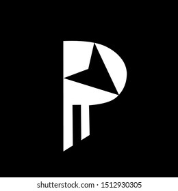 P Letter Logo Template vector illustration design