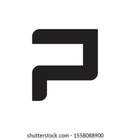 P letter logo template vector icon design