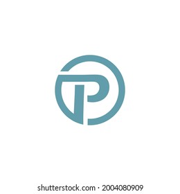 P letter logo template logo vector icon illustration design