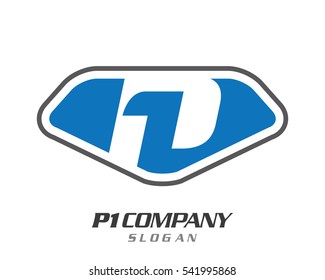 P Letter Logo template vector icon design