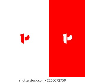 P Letter Logo Usable Vector Template Abstract Monogram Symbol 