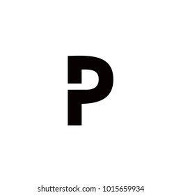 p letter logo vector