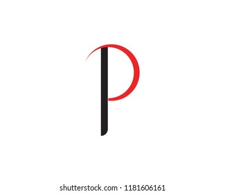 p letter logo vector