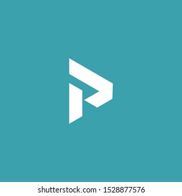 P letter logo vector abstract