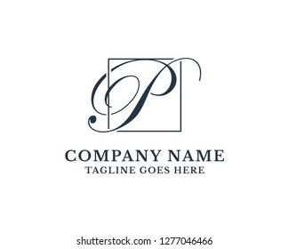 P Letter Logo Vector Design Template