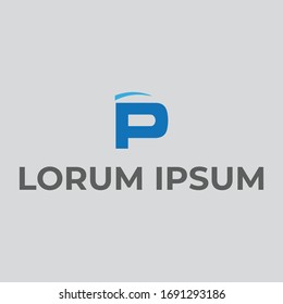 p letter logo vector design free