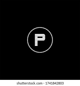 P letter logo vector design